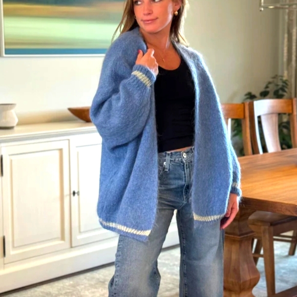 Kris-Ana Mohair oversized cardigan NWT - Picture 10 of 12